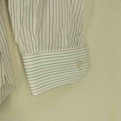 ブリオーニ BRIONI イタリア製 コットン ストライプ L/S シャツ メンズ  43/17